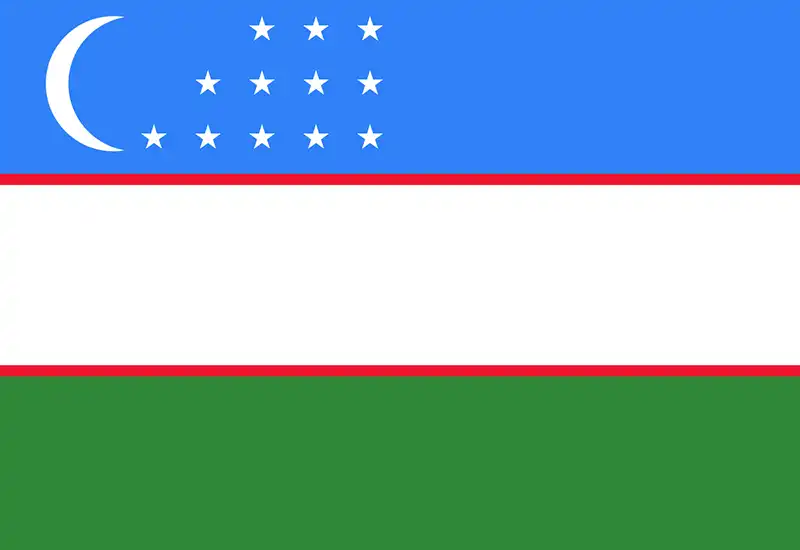 uzbekistan flag